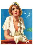 "Woman and Pince Nez,"January 16, 1932-Tempest Inman-Giclee Print