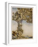 Tempest, Instruments-Arthur Rackham-Framed Art Print