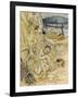 Tempest, Rackham, Act2Sce2-Arthur Rackham-Framed Art Print