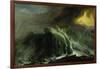 Tempest with Lightning Striking at Grindelwald Glacier-Caspar Wolf-Framed Giclee Print