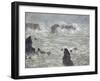 Tempête, côtes de Belle-île-Claude Monet-Framed Giclee Print