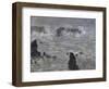 Tempete, Cotes de Belle, Ilestorm-Claude Monet-Framed Giclee Print