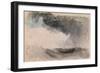 Tempete En Mer  (A Storm at Sea) Aquarelle De Joseph Mallord William Turner (1775-1851) Dim 18,4X2-Joseph Mallord William Turner-Framed Giclee Print