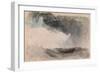 Tempete En Mer  (A Storm at Sea) Aquarelle De Joseph Mallord William Turner (1775-1851) Dim 18,4X2-Joseph Mallord William Turner-Framed Giclee Print