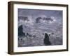 Tempête sur la côte de Belle-Ile-Claude Monet-Framed Giclee Print