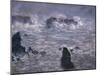 Tempête sur la côte de Belle-Ile-Claude Monet-Mounted Giclee Print