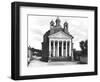 Tempietto Facade of the Villa Barbaro, Built 1580-84 (B/W Photo)-Andrea Palladio-Framed Giclee Print