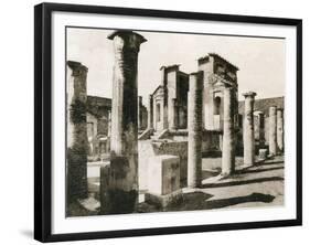 Tempio D'Iside, Pompeii, Italy, C1900s-null-Framed Giclee Print