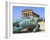 Tempio Della Concordia, Valle Dei Tempi, Agrigento, Sicily, Italy-Katja Kreder-Framed Photographic Print