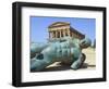 Tempio Della Concordia, Valle Dei Tempi, Agrigento, Sicily, Italy-Katja Kreder-Framed Photographic Print