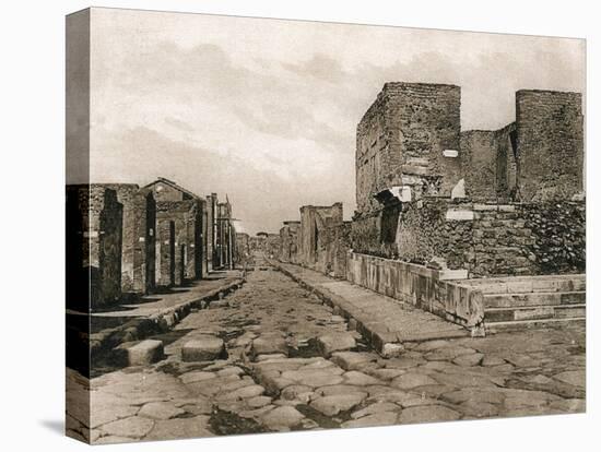 Tempio Della Fortuna, Pompeii, Italy, C1900s-null-Stretched Canvas