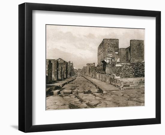 Tempio Della Fortuna, Pompeii, Italy, C1900s-null-Framed Giclee Print