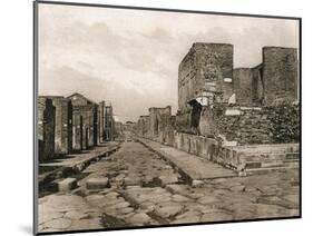 Tempio Della Fortuna, Pompeii, Italy, C1900s-null-Mounted Giclee Print