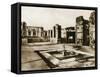 Tempio Di Apollo, Pompeii, Italy, C1900s-null-Framed Stretched Canvas