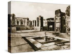 Tempio Di Apollo, Pompeii, Italy, C1900s-null-Stretched Canvas