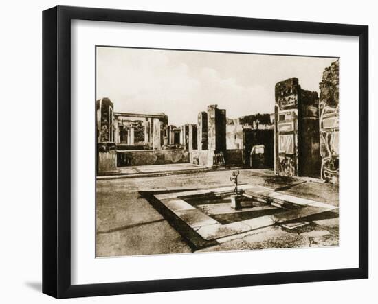 Tempio Di Apollo, Pompeii, Italy, C1900s-null-Framed Giclee Print