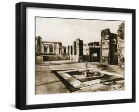 Tempio Di Apollo, Pompeii, Italy, C1900s-null-Framed Giclee Print