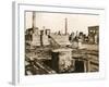 Tempio Di Giove, Pompeii, Italy, C1900s-null-Framed Giclee Print