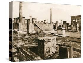 Tempio Di Giove, Pompeii, Italy, C1900s-null-Stretched Canvas