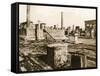 Tempio Di Giove, Pompeii, Italy, C1900s-null-Framed Stretched Canvas