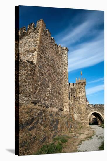 Templar Castle, Town of Ponferrada in Spain-Felipe Rodriguez-Stretched Canvas