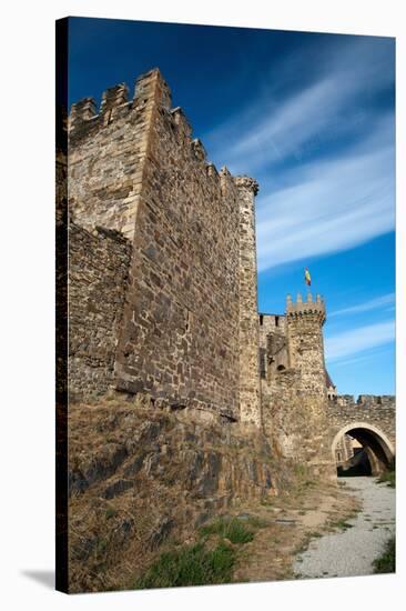 Templar Castle, Town of Ponferrada in Spain-Felipe Rodriguez-Stretched Canvas