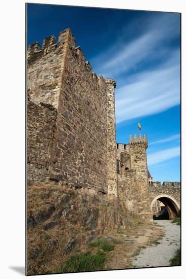 Templar Castle, Town of Ponferrada in Spain-Felipe Rodriguez-Mounted Photographic Print