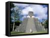 Temple 2 from the Front, Mayan Site, Tikal, Unesco World Heritage Site, Guatemala, Central America-Upperhall-Framed Stretched Canvas