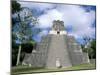 Temple 2 from the Front, Mayan Site, Tikal, Unesco World Heritage Site, Guatemala, Central America-Upperhall-Mounted Photographic Print