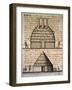 Temple and Chief's House of the Acolapissas Indian Tribe-null-Framed Giclee Print