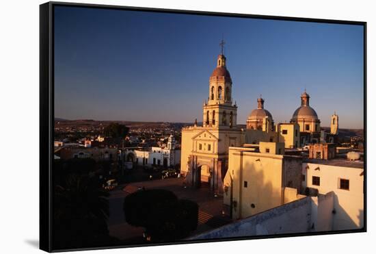 Temple and Ex-Convent of Santa Cruz-Danny Lehman-Framed Stretched Canvas