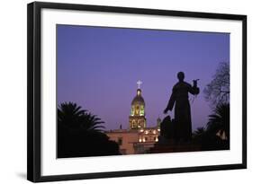 Temple and Ex-Convent of Santa Cruz-Danny Lehman-Framed Photographic Print