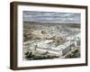 Temple and the City of Jerusalem When Part of the Roman Empire, About the Time of Jesus-null-Framed Giclee Print