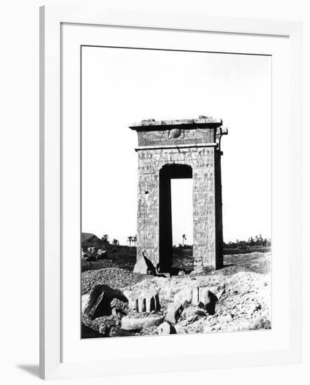 Temple Arch at Karnak, Egypt, 1863-1864-Richard Phene Spiers-Framed Giclee Print