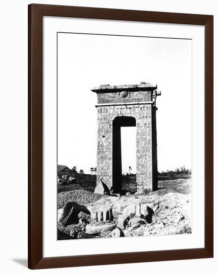 Temple Arch at Karnak, Egypt, 1863-1864-Richard Phene Spiers-Framed Giclee Print