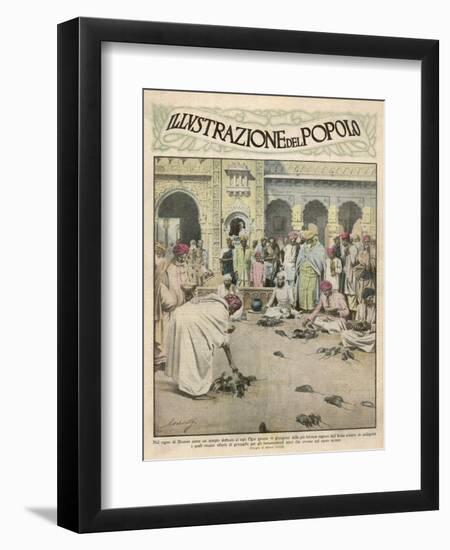 Temple at Bikaner India Dedicated to Rats and Mice-Alfredo Ortelli-Framed Art Print