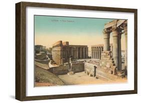 Temple at Luxor, Egypt-null-Framed Art Print