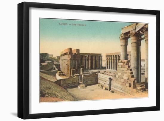 Temple at Luxor, Egypt-null-Framed Art Print