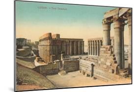 Temple at Luxor, Egypt-null-Mounted Art Print