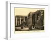 Temple at Luxor-null-Framed Art Print