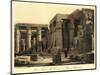 Temple at Luxor-null-Mounted Art Print