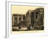 Temple at Luxor-null-Framed Art Print