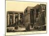 Temple at Luxor-null-Mounted Art Print