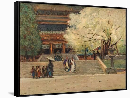 'Temple at Nikko, Japan', c1908-Robert Weir Allan-Framed Stretched Canvas