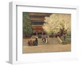 'Temple at Nikko, Japan', c1908-Robert Weir Allan-Framed Giclee Print