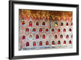 Temple at Shwe Yaunghwe Kyaung Monastery Just Outside Inle Lake, Shan State, Myanmar (Burma), Asia-Jordan Banks-Framed Photographic Print