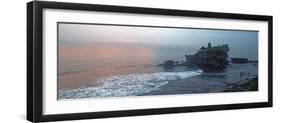 Temple at Sunrise, Tanah Lot Temple, Tanah Lot, Bali, Indonesia-null-Framed Photographic Print