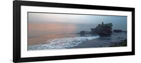 Temple at Sunrise, Tanah Lot Temple, Tanah Lot, Bali, Indonesia-null-Framed Photographic Print