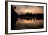 Temple at the Lakeside, Angkor Wat, Angkor Thom, Siem Reap, Angkor, Cambodia-null-Framed Photographic Print