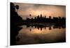 Temple at the Lakeside, Angkor Wat, Angkor Thom, Siem Reap, Angkor, Cambodia-null-Framed Photographic Print